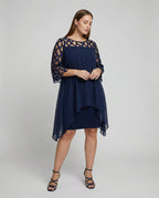 Sukienka midi plus size