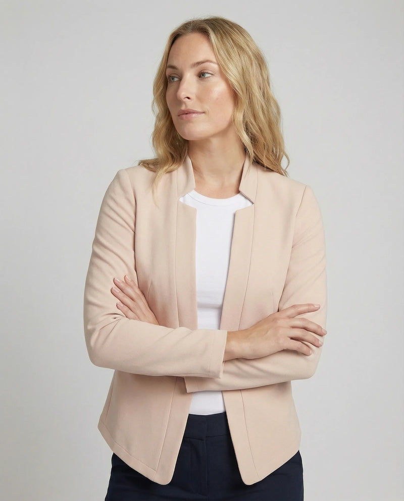 Marynarka slim fit z kołnierzem mandaryńskim